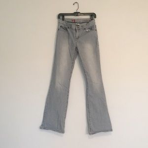 Guess Stretch Denim pin stripe jeans.